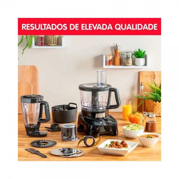 Processador de Alimentos MOULINEX Double Force Black FP821811