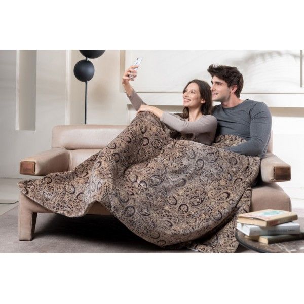 Manta El�trica IMETEC Velvet Jacquard