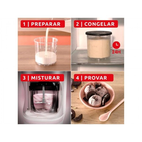 M�quina de Gelados MOULINEX DOLCI MJ602AF0