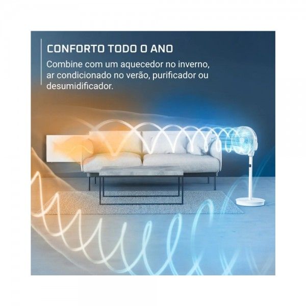 Ventoinha de P� ROWENTA Turbo Silence Compact 3D Nomad QV5050F0