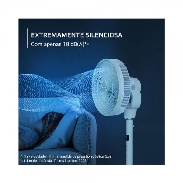 Ventoinha de P� ROWENTA Turbo Silence Compact 3D Nomad QV5050F0