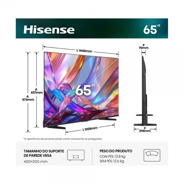 TV HISENSE 65