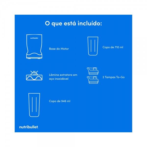 Liquidificador NUTRIBULLET NBT1006MW