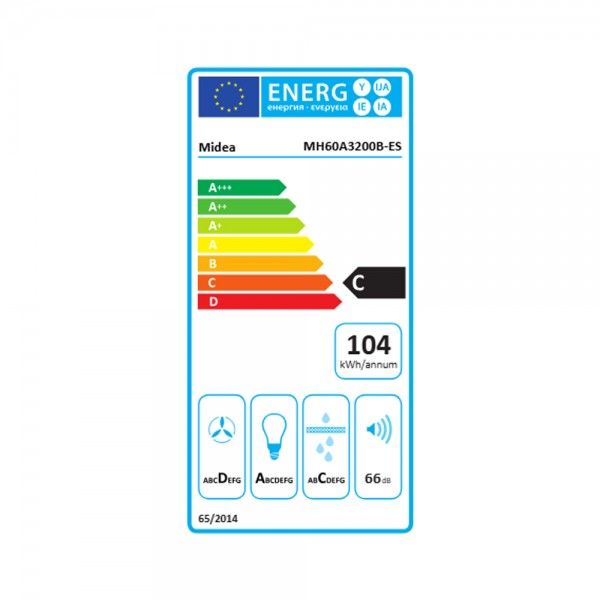 Exaustor de Parede MIDEA MH60A3200B-ES