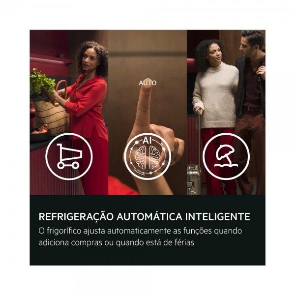 Frigor�fico Combinado de Integrar AEG TC7CS181DS