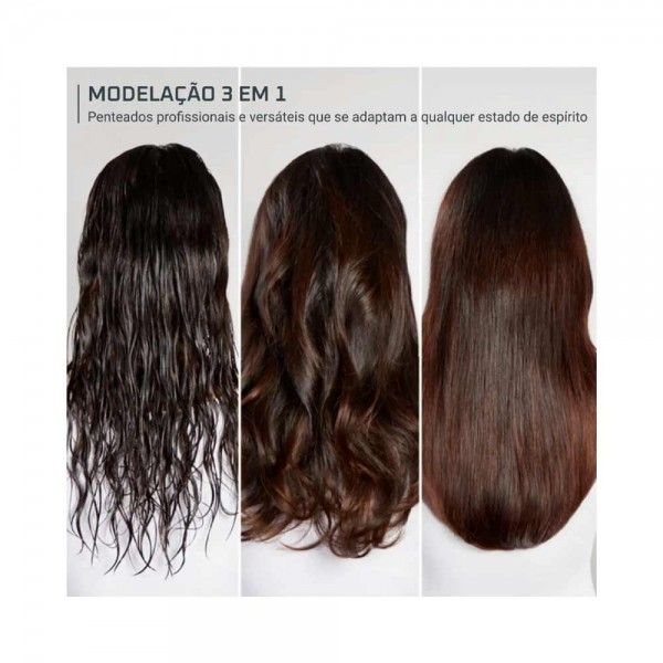 Modelador de Cabelo Air Brush 3D Ultimate Experience ROWENTA UB9720E0