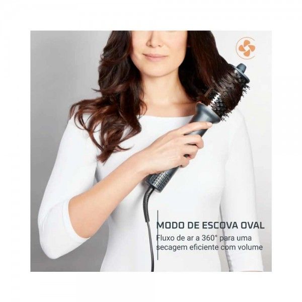Modelador de Cabelo Air Brush 3D Ultimate Experience ROWENTA UB9720E0