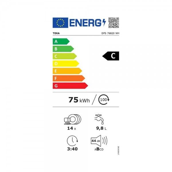 M�quina de Lavar Loi�a TEKA DFS 76820 WH