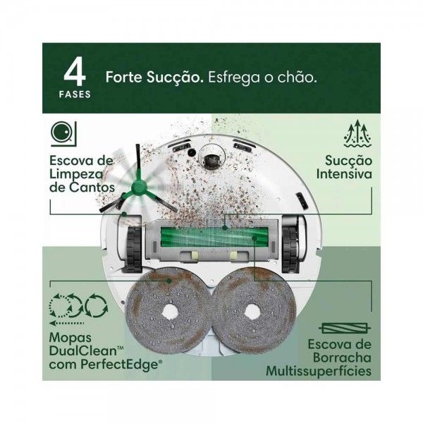 Aspirador Robot IROBOT ROOMBA plus 505 COMBO + BASE AUTOWASH