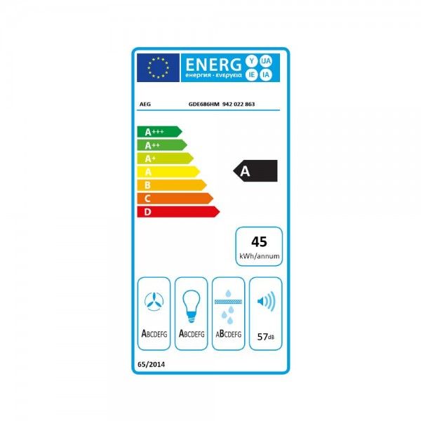 Exaustor de Integrar AEG GDE686HM