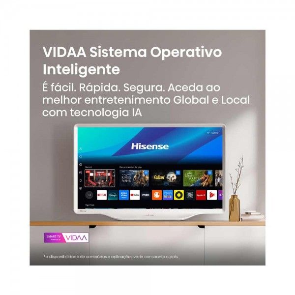 TV HISENSE DECO 32S5Q (QLED - 32'' - 81 cm - Full HD - Smart TV)