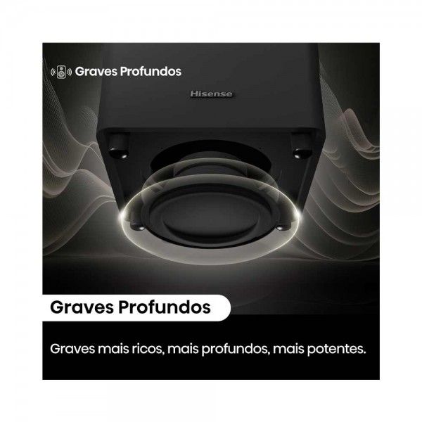 Soundbar HISENSE S�rie Flex HT Saturn