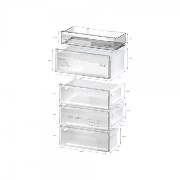 Frigor�fico Combinado BOSCH KGN497ICT