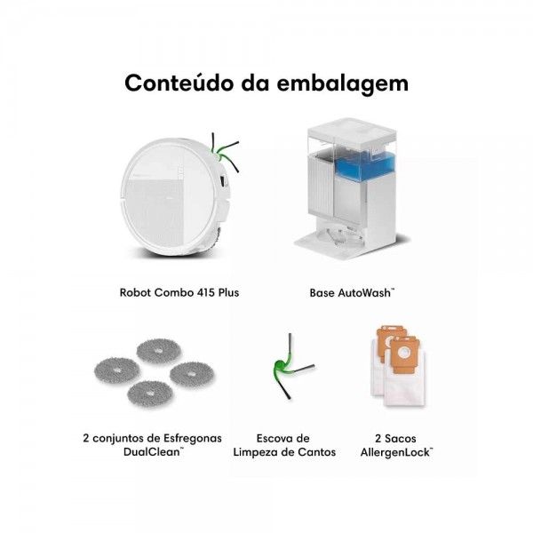 Aspirador Robot IROBOT Roomba� 415 Combo+ AutoWash� dock
