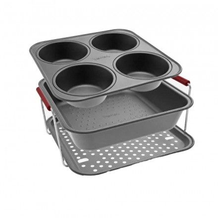 Set 3 pe�as DAIL'EASY para Air Fryer TEFAL J702S304