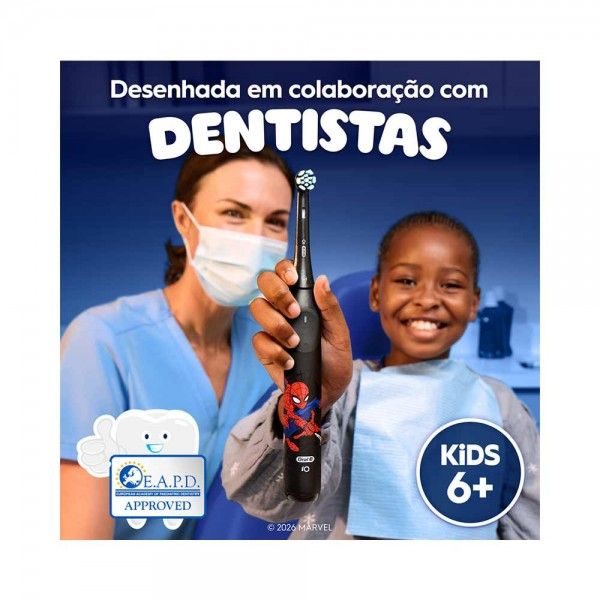 Escova de Dentes El�trica iO Kids 6+ Spiderman Travel Edition ORAL-B iOS2K.1H9.K
