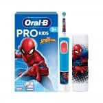 Escova de Dentes Elétrica Pro Kids 3+ Spiderman ORAL-B D103.413.2KX