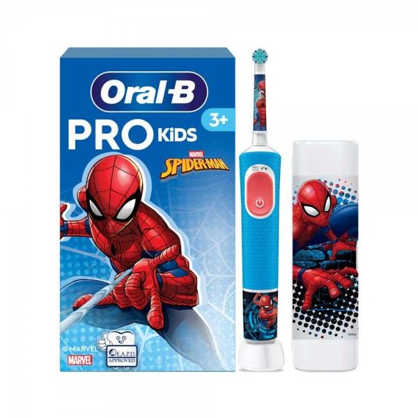 Escova de Dentes El�trica Pro Kids 3+ Spiderman  ORAL-B D103.413.2KX