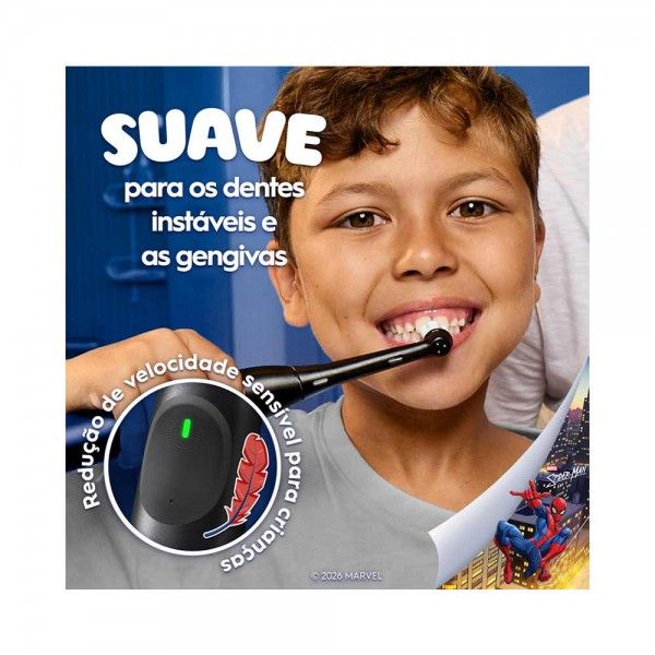 Escova de Dentes El�trica iO Kids 6+ Spiderman Travel Edition ORAL-B iOS2K.1H9.K