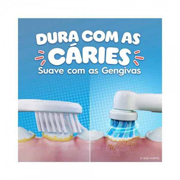 Escova de Dentes El�trica Pro Kids 3+ Spiderman  ORAL-B D103.413.2KX