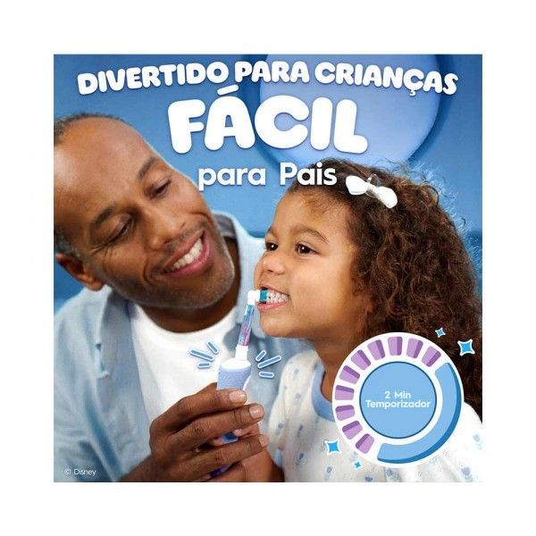 Escova de Dentes El�trica Pro Kids 3+ Frozen  ORAL-B D103.413.2KX