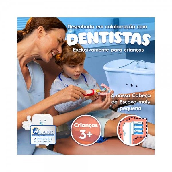 Escova de Dentes El�trica Pro Kids 3+ Rei Le�o  ORAL-B D103.413.2KX