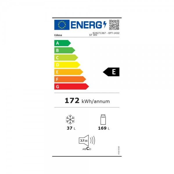 Frigor�fico com Congelador EDESA EFT-1432 ST WH