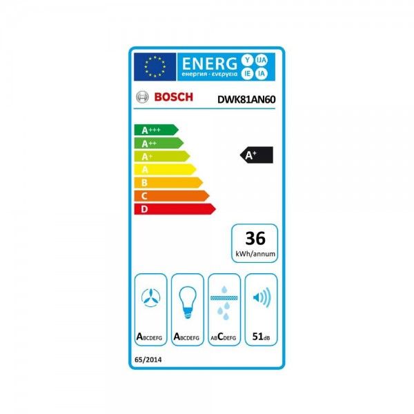 Exaustor de Parede BOSCH DWK81AN60