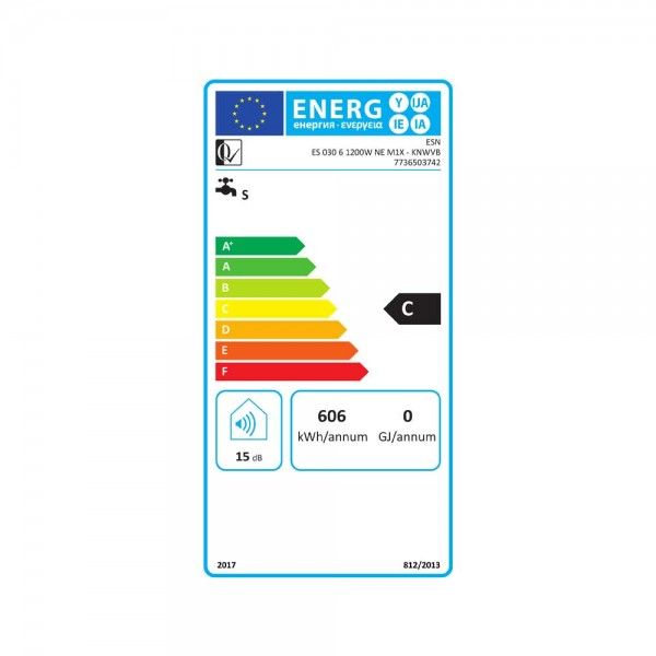 Termoacumulador NECKAR ESN 030 6 1200W