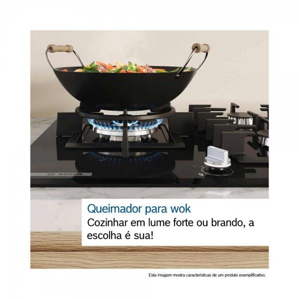 Placa a G�s BOSCH Serie 6 PCC6A5I90