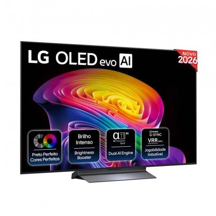 TV LG OLED 55'' OLED55C66LB.AEU (OLED evo - 4K - Smart TV - 139 cm)
