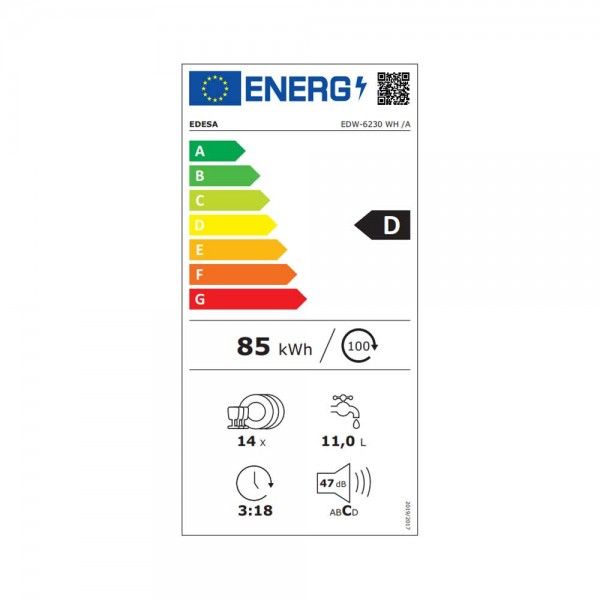 M�quina de Lavar Loi�a EDESA EDW-6230 WH