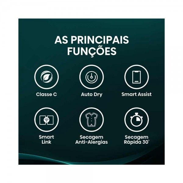 M�quina de Secar Roupa HISENSE DH3S902BWCC