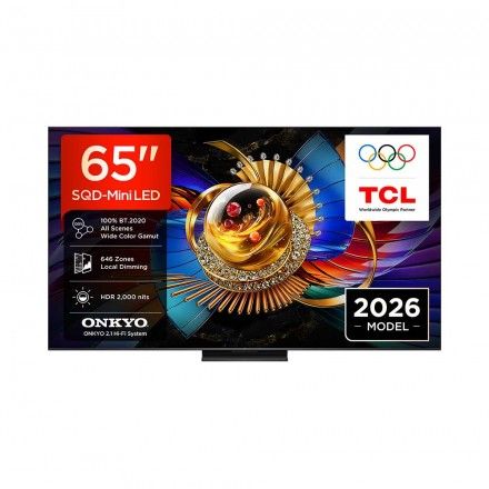 TV TCL 65 65Q7D Pro (SQD-Mini LED - 4K Ultra HD - Google TV - 164 cm)