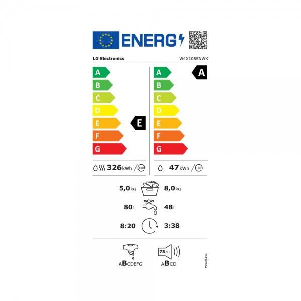 M�quina de Lavar e Secar LG W4X1085NWK