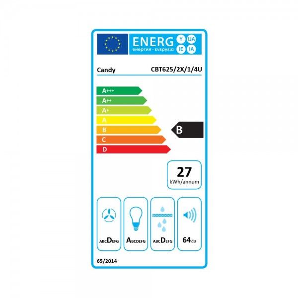 Exaustor de Integrar CANDY CBT625/2X/1/4U