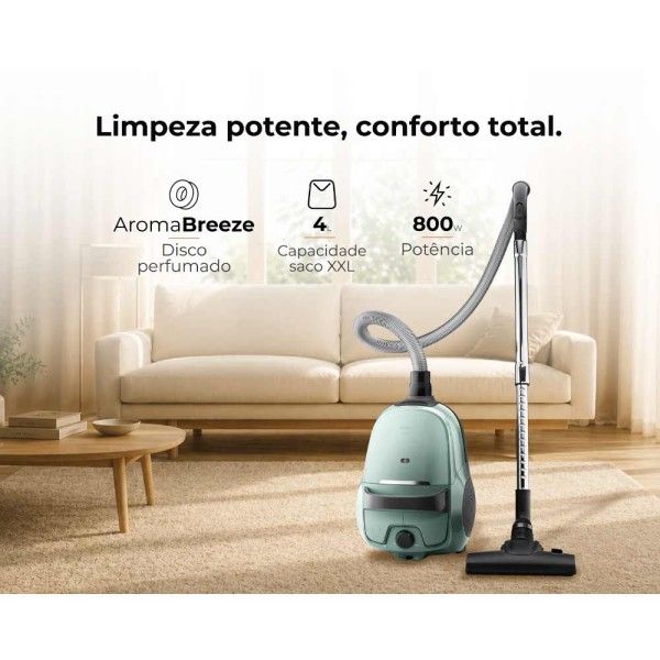 Aspirador com Saco FLAMA Spin&Go 1677FL
