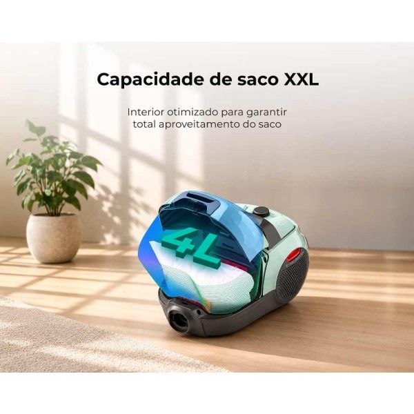 Aspirador com Saco FLAMA Spin&Go 1677FL