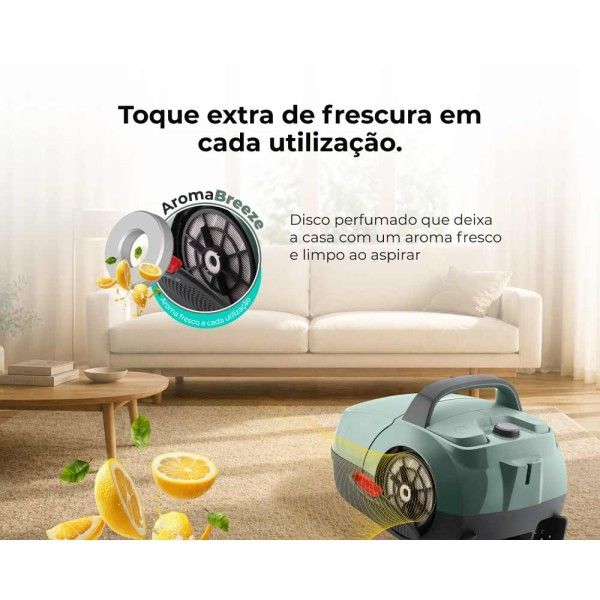 Aspirador com Saco FLAMA Spin&Go 1677FL
