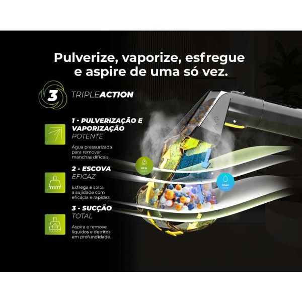 M�quina de Limpeza FLAMA Aqualine SteamPro Essential 1697FL